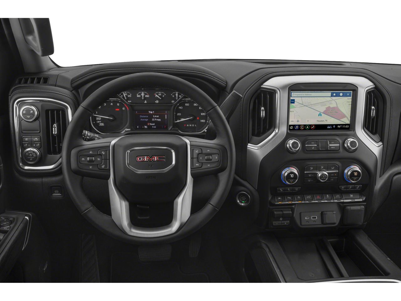 2020 GMC Sierra 1500 4WD SLT Crew Cab with Heated Leather Front Seats and Navigation 75,598 Miles