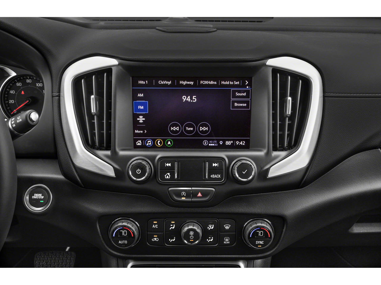 2022 GMC Terrain AWD AT4 with GMC Pro Safety Plus, Infotainment II, Skyscape Sunroof, Tech, Heated Front Seats 19,466 Miles