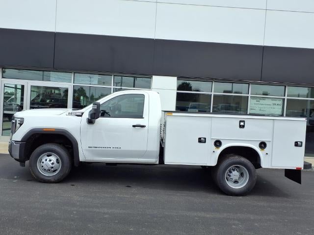 2025 GMC Sierra 3500 HD Chassis Cab 4WD Pro Regular Cab with Knapheide Service Body, Convenience, Upfitter Switch Kit, Rear Camera Kit, and Snow Plow Prep