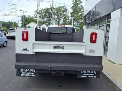 2025 GMC Sierra 3500 HD Chassis Cab 4WD Pro Regular Cab with Knapheide Service Body, Convenience, Upfitter Switch Kit, Rear Camera Kit, and Snow Plow Prep