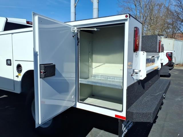 2026 GMC Sierra 3500 HD Chassis Cab 4WD Pro Regular Cab with Knapheide 9' Service Body, Convenience, Skid Plates, Chrome Front Bumper, Roof Marker Lamps, 120 Volt Power Outlet and Snow Plow Prep