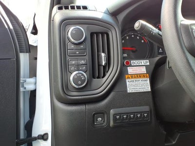 2026 GMC Sierra 3500 HD Chassis Cab 4WD Pro Regular Cab with Convenience, Snow Plow Prep, 14,000 lbs. GVWR, Skid Plates, Chrome Front Bumper, Roof Marker Lamps, and Front Recovery Hooks