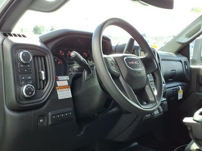 2026 GMC Sierra 3500 HD Chassis Cab 4WD Pro Regular Cab with Convenience, Snow Plow Prep, 14,000 lbs. GVWR, Skid Plates, Chrome Front Bumper, Roof Marker Lamps, and Front Recovery Hooks