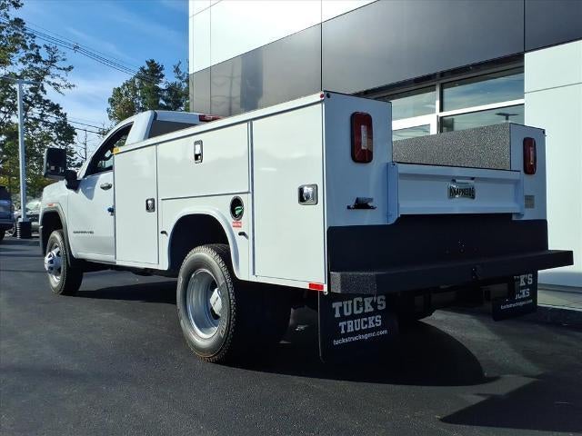 2025 GMC Sierra 3500 HD Chassis Cab 4WD Pro Regular Cab with Duramax with Knapheide Service Body,, Convenience, Roof Marker Lamps, Upfitter Switch Kit, Front Recovery Hooks, and Snow Plow Prep
