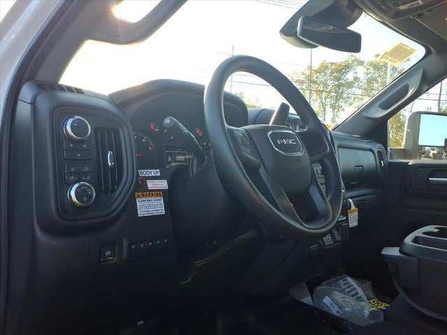 2025 GMC Sierra 3500 HD Chassis Cab 4WD Pro Regular Cab Duramax with DYNAPRO 11' 2/3 yard dump body, Convenience, Snow Plow Prep, Roof Marker Lamps, and GMC Infotainment with Apple Car Play and Android Auto
