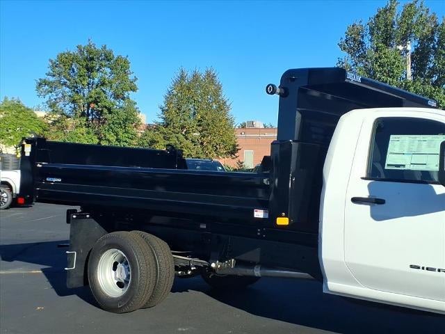 2025 GMC Sierra 3500 HD Chassis Cab 4WD Pro Regular Cab Duramax with DYNAPRO 11' 2/3 yard dump body, Convenience, Snow Plow Prep, Roof Marker Lamps, and GMC Infotainment with Apple Car Play and Android Auto