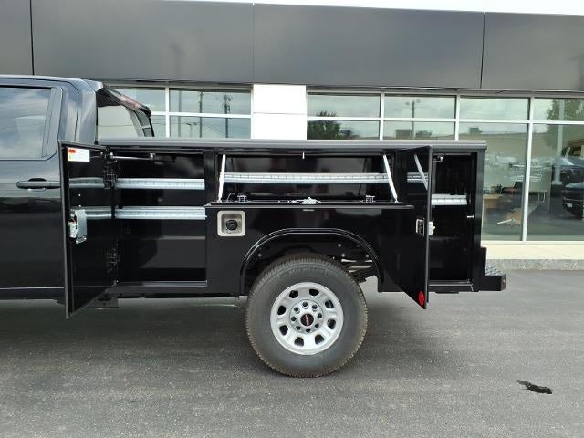 2026 GMC Sierra 3500 HD 4WD Pro Double Cab Long Box with Heated/Power Trailering Mirrors, Conveneience, 120 Volt Power Outlet, LED Roof Marker Lamps, and Snow Plow Prep