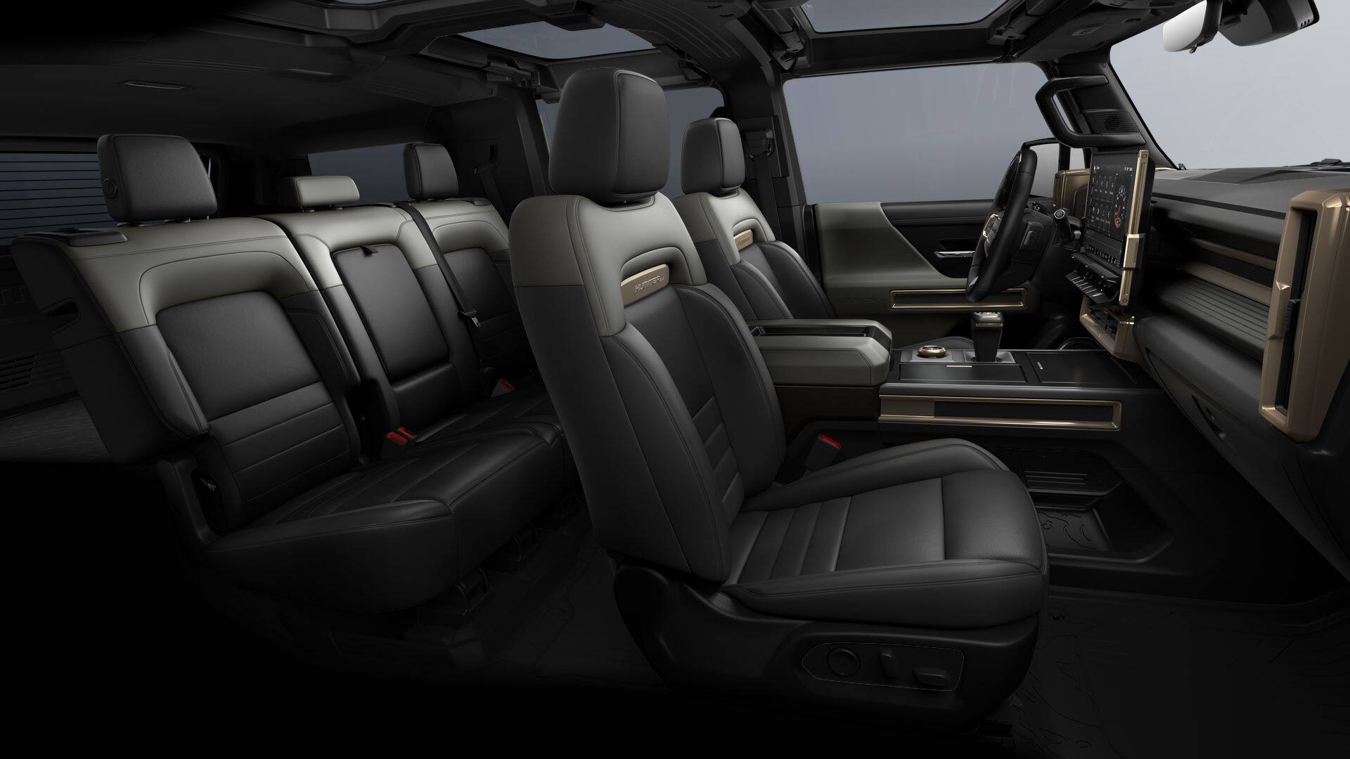 2025 GMC HUMMER EV SUV e4wd 3X SUV with Super Cruise, Navigation, Trailering, Bose Premium Sound, Infinity Roof, and 13.4" GMC Premium Infotainment w/Google Built-In