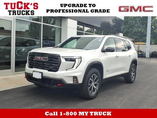 2025 GMC Acadia AWD AT4 with Luxury, Trailering, Panoramic Sunroof, Trailering, Driver Convenience,12 Speaker Bose 6,152 Miles