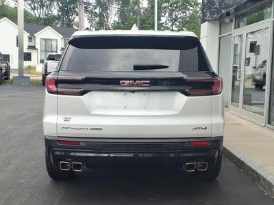 2025 GMC Acadia AWD AT4 with Luxury, Trailering, Panoramic Sunroof, Trailering, Driver Convenience,12 Speaker Bose 6,152 Miles