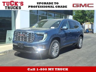 2026 GMC Acadia AWD Denali with Super Cruise, Panoramic Sunroof, 15" premium GMC Infotainment with Google Built-In, Leather, Heated/Ventilated Front Seats, and Trailering