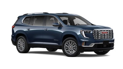 2026 GMC Acadia AWD Denali with Super Cruise, Panoramic Sunroof, 15" premium GMC Infotainment with Google Built-In, Leather, Heated/Ventilated Front Seats, and Trailering