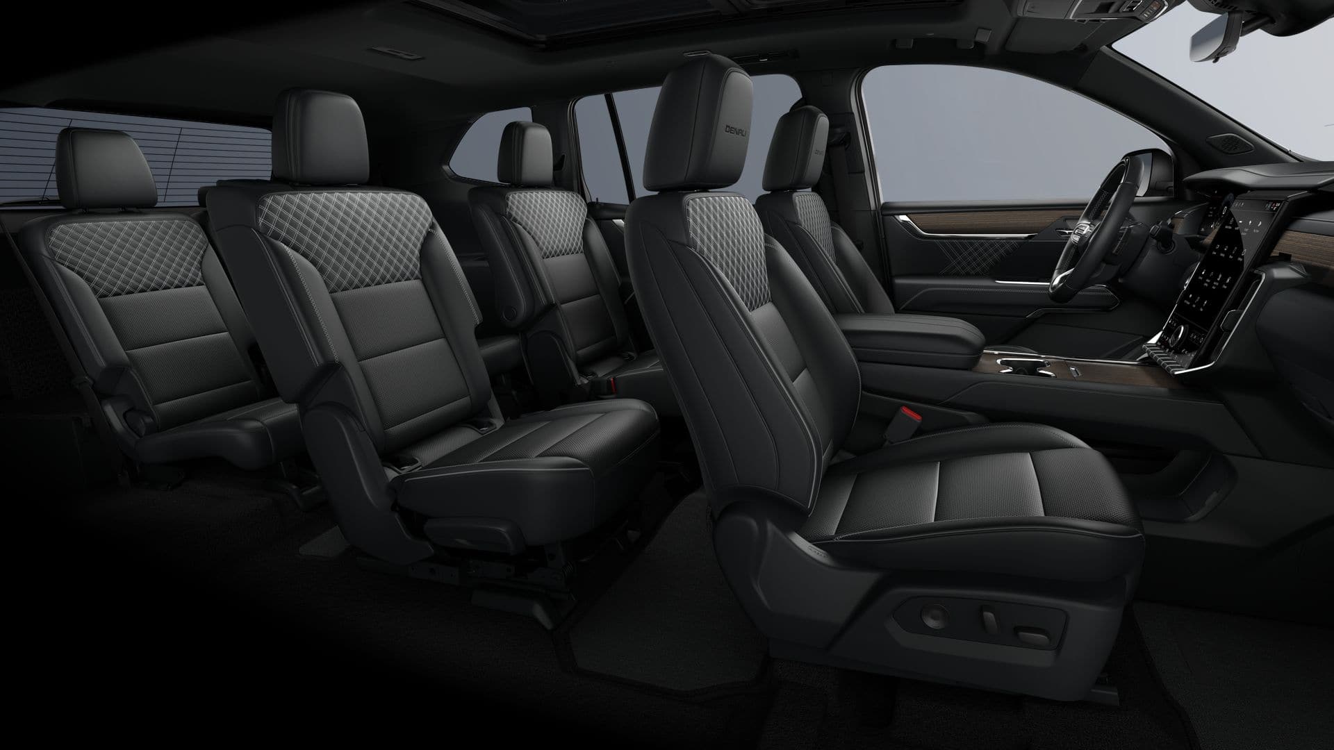2026 GMC Acadia AWD Denali with Super Cruise, Panoramic Sunroof, 15" premium GMC Infotainment with Google Built-In, Leather, Heated/Ventilated Front Seats, and Trailering