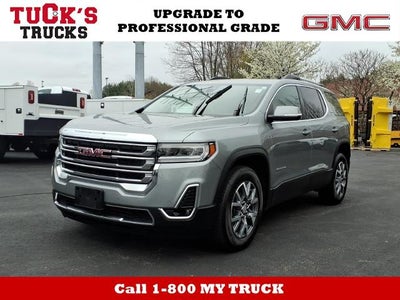 2023 GMC Acadia AWD SLT with Preferred, Dual Skyscape Sunroof, Trailer Hitch, and Acadia Pro Safety 26,248 Miles