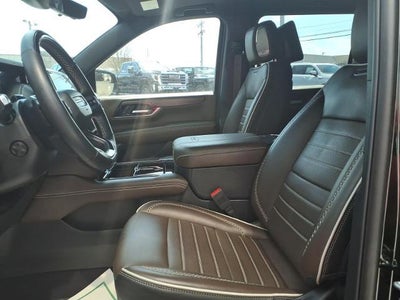 2025 GMC Yukon XL 4WD Denali Ultimate with Super Cruise, Night Vision, Advanced Security, Assist Steps, Leather, 18 Speaker Bose, and Power Panoramic Sunroof 13,986 Miles