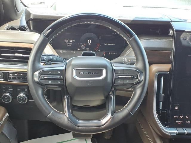 2025 GMC Yukon XL 4WD Denali Ultimate with Super Cruise, Night Vision, Advanced Security, Assist Steps, Leather, 18 Speaker Bose, and Power Panoramic Sunroof 13,986 Miles