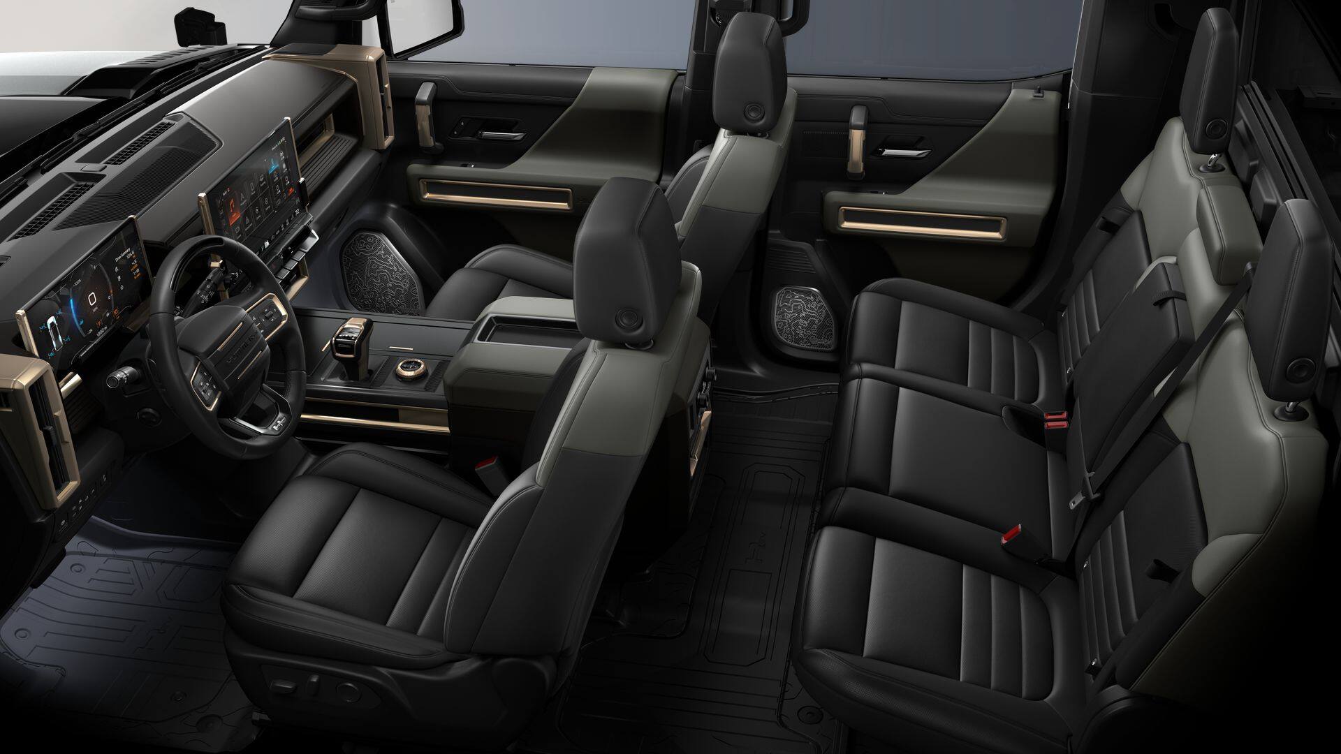 2025 GMC HUMMER EV Pickup e4WD 3X Pickup with Super Cruise, Trailering, GMC MultiPro Tailgate, GMC Infotainment w/Google Built-in, and Infinity Roof