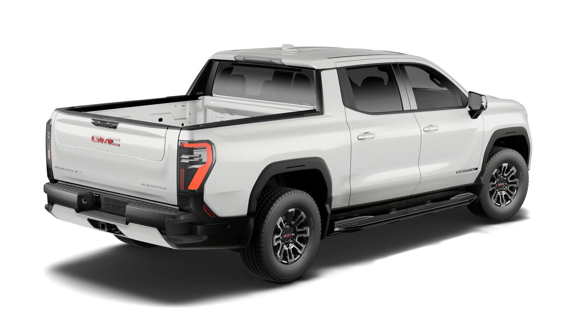 2026 GMC Sierra EV e4wd Elevation Extended Range with MultiPro Tailgate, Navigation, Assist Steps, and 16.8" GMC Infotainment with Google Built-In, Heated Steering Wheel, Inverter with 400W Offboarding, and e-Trunk with Power Hood