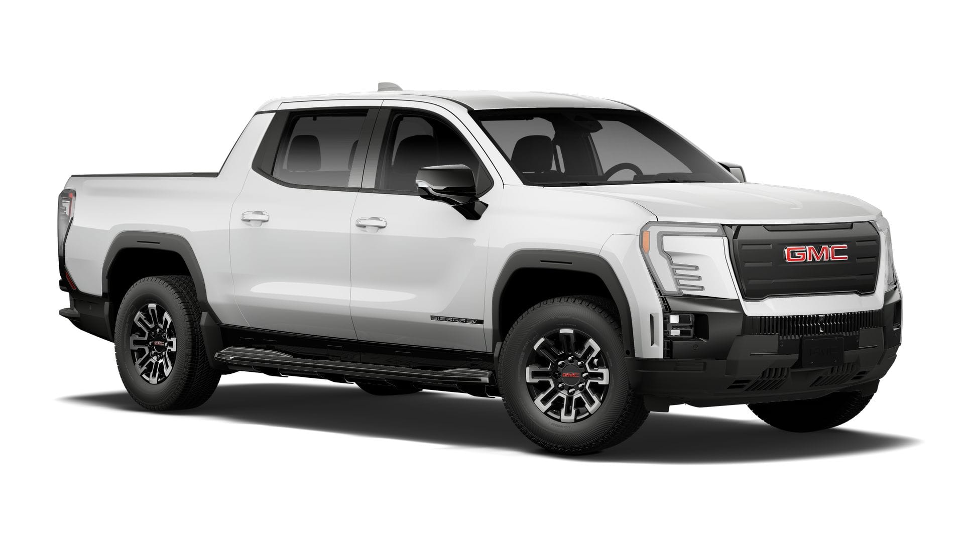 2026 GMC Sierra EV e4wd Elevation Extended Range with MultiPro Tailgate, Navigation, Assist Steps, and 16.8" GMC Infotainment with Google Built-In, Heated Steering Wheel, Inverter with 400W Offboarding, and e-Trunk with Power Hood