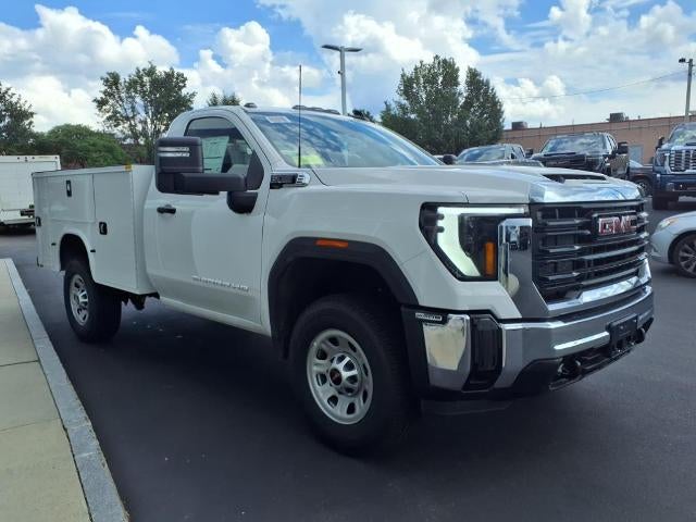 2025 GMC Sierra 3500 HD 4WD Pro Regular Cab with Dejana Service Body, Trailering, Convenience, LED Roof Markers, Heated Trailering Mirrors, and Snow Plow Prep