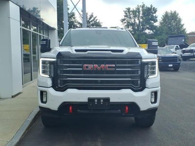 2023 GMC Sierra 2500 HD 4WD AT4 Duramax Crew Cab with AT4 Premium, MultiPro Audio by Kicker, Prograde Trailering, X31 Off-Road Suspension, and AT4 High Clearance Steps 26,853 Miles