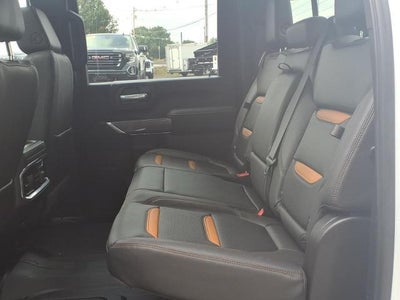 2023 GMC Sierra 2500 HD 4WD AT4 Duramax Crew Cab with AT4 Premium, MultiPro Audio by Kicker, Prograde Trailering, X31 Off-Road Suspension, and AT4 High Clearance Steps 26,853 Miles
