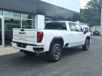 2023 GMC Sierra 2500 HD 4WD AT4 Duramax Crew Cab with AT4 Premium, MultiPro Audio by Kicker, Prograde Trailering, X31 Off-Road Suspension, and AT4 High Clearance Steps 26,853 Miles