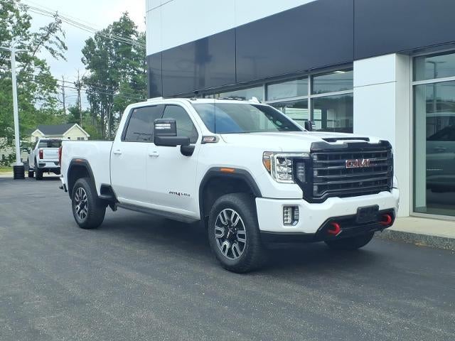 2023 GMC Sierra 2500 HD 4WD AT4 Duramax Crew Cab with AT4 Premium, MultiPro Audio by Kicker, Prograde Trailering, X31 Off-Road Suspension, and AT4 High Clearance Steps 26,853 Miles