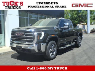 2025 GMC Sierra 2500 HD 4WD SLT Crew Cab with SLT Pfremium, SLT Preferred, SLT Convenience, Chrome Assist Steps, Sierra HD Pro Safety Plus, Trailering, and Snow Plow Prep 37,677 Miles