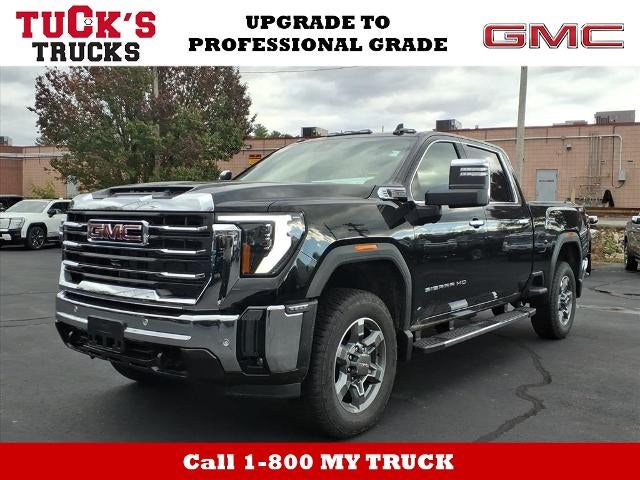 2026 GMC Sierra 2500 HD 4WD SLT Crew Cab with SLT Convenience, SLT Preferred, Trailering, Power Sunroof, Power Assist Steps, X31 Off-Road, Premium GMC Infotainment with Google Built-In, and Snow Plow Prep