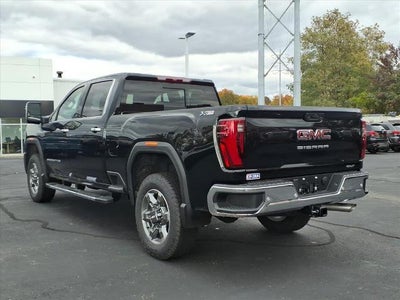 2026 GMC Sierra 2500 HD 4WD SLT Crew Cab with SLT Convenience, SLT Preferred, Trailering, Power Sunroof, Power Assist Steps, X31 Off-Road, Premium GMC Infotainment with Google Built-In, and Snow Plow Prep