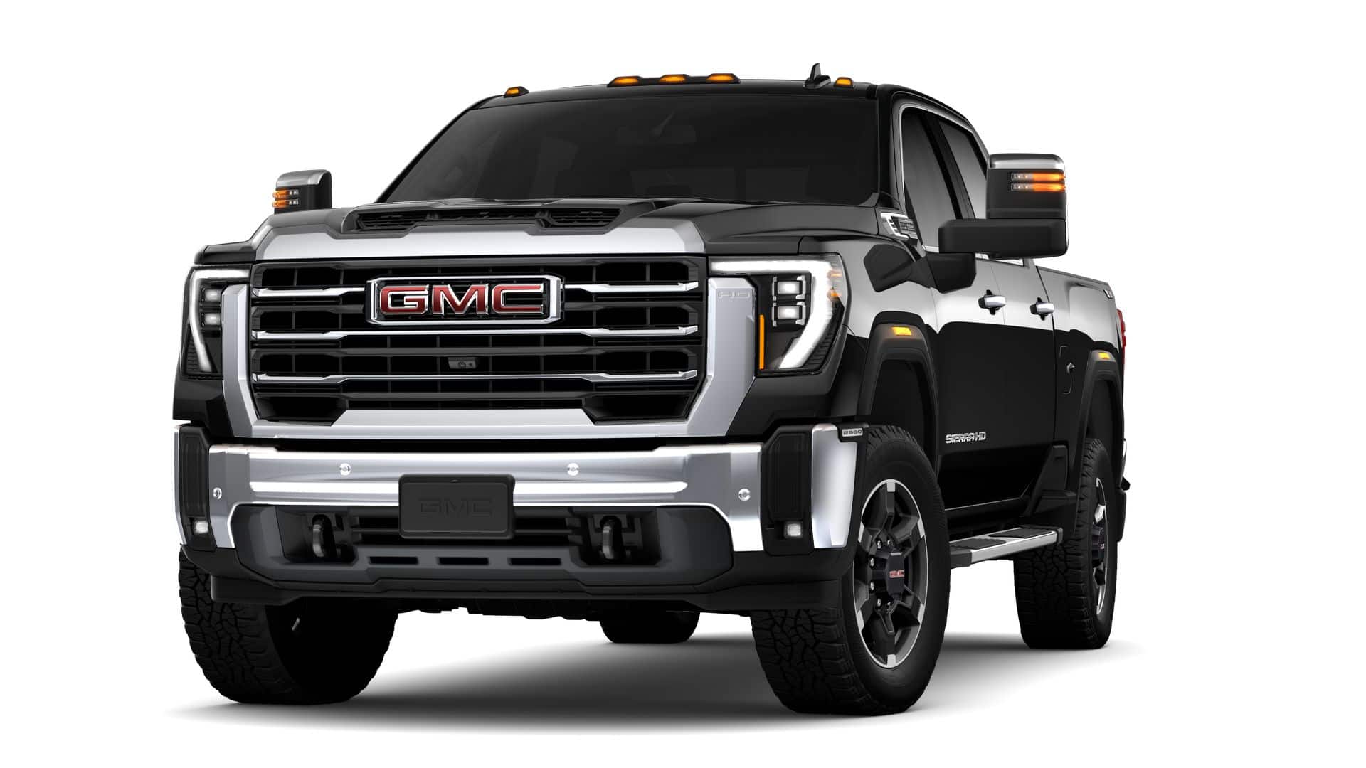 2026 GMC Sierra 2500 HD 4WD SLT Crew Cab with SLT Convenience, SLT Preferred, Trailering, Power Sunroof, Power Assist Steps, X31 Off-Road, Premium GMC Infotainment with Google Built-In, and Snow Plow Prep