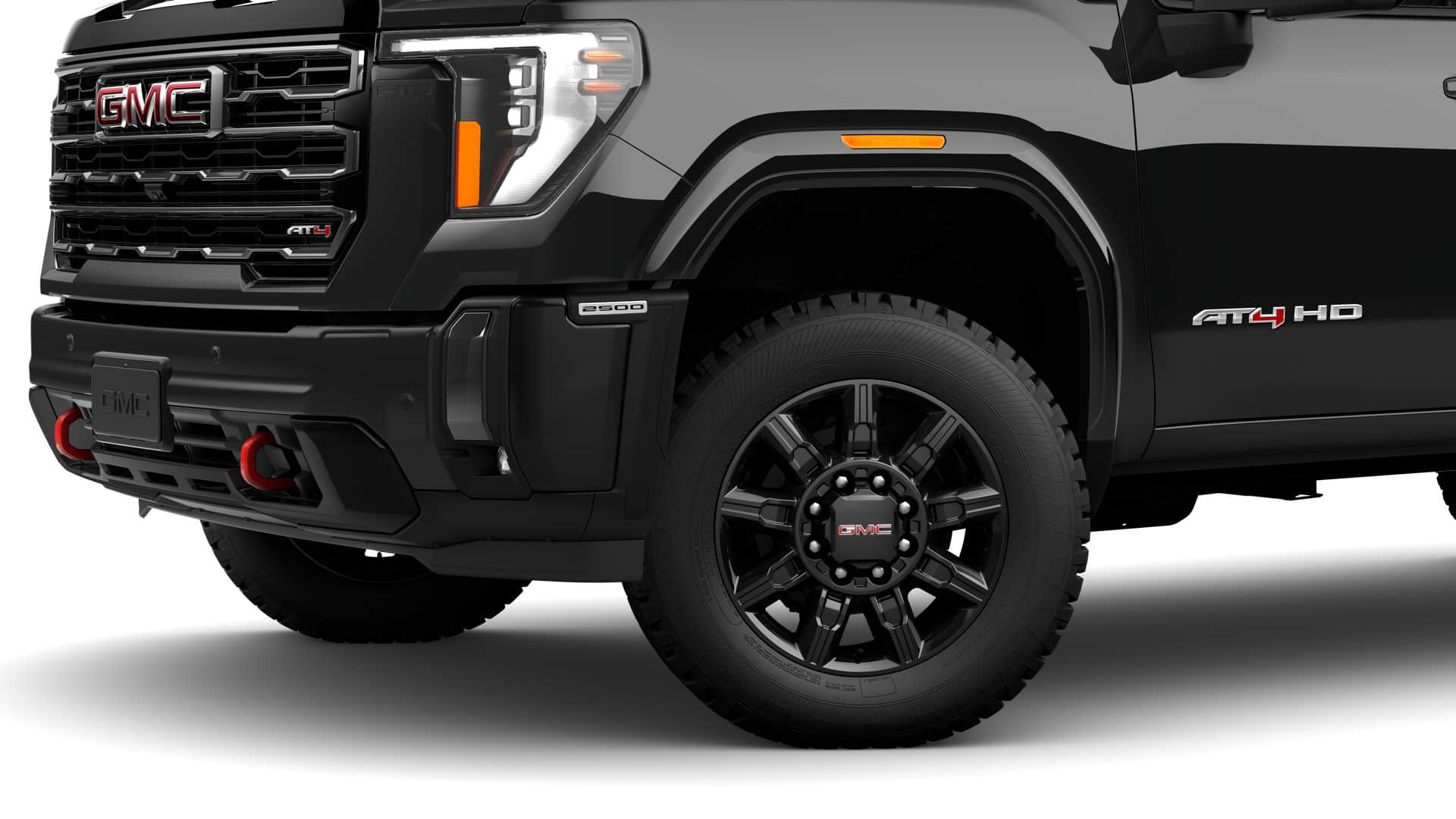 2026 GMC Sierra 2500 HD 4WD AT4 Crew Cab with AT4 Preferred, Technology, Power Sunroof, MultiPro Tailgate, Trailering, and Bose Premium Sound