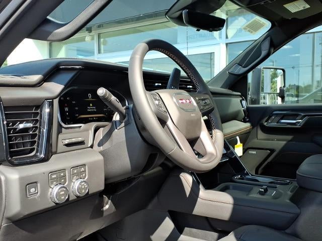 2026 GMC Sierra 2500 HD 4WD AT4 Crew Cab with AT4 Premium Plus Preferred, Goodeneck/5th Wheel, Technology, Power Sunroof, Multipro Tailgate, Trailering, and Snow Plow Prep
