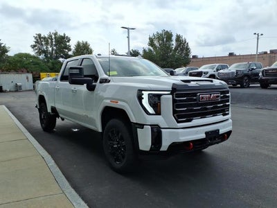 2026 GMC Sierra 2500 HD 4WD AT4 Crew Cab with AT4 Preferred, Technology, Power Sunroof, Tailering, MultiPro Tailgate, Bose Premium, and Snow Plow Prep