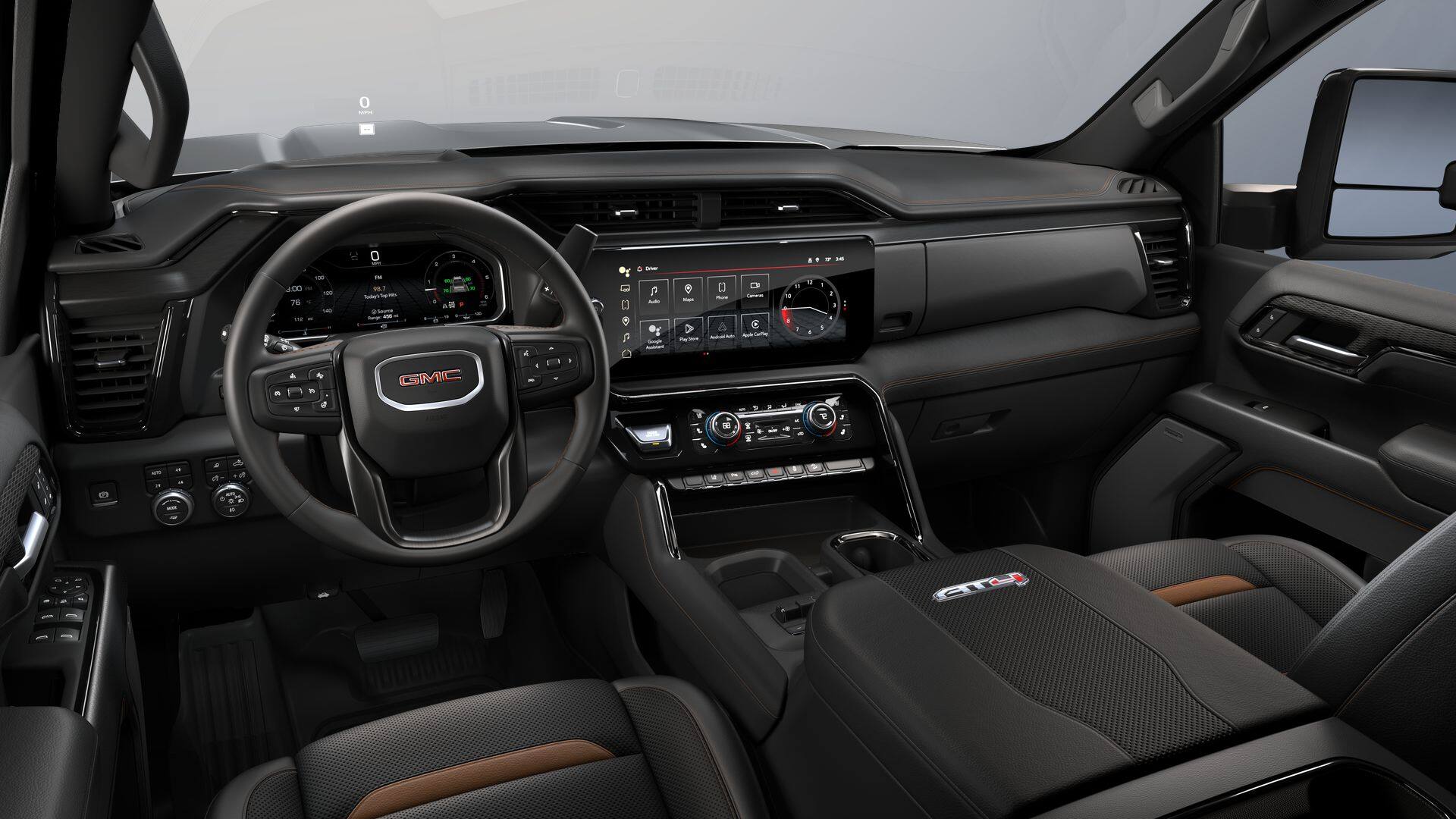 2026 GMC Sierra 2500 HD 4WD AT4 Crew Cab with AT4 Preferred, Technology, Power Sunroof, Tailering, MultiPro Tailgate, Bose Premium, and Snow Plow Prep