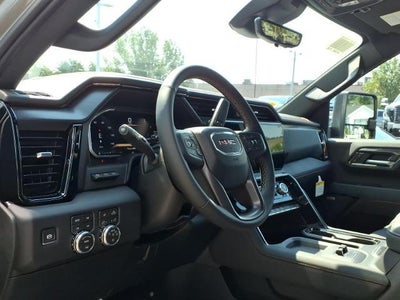 2026 GMC Sierra 2500 HD 4WD AT4 Crew Cab with AT4 Premium Plus Preferred, Power Sunroof, Gooseneck/5th Wheel, Trailering, Multipro Tailgate, and Snow Plow Prep