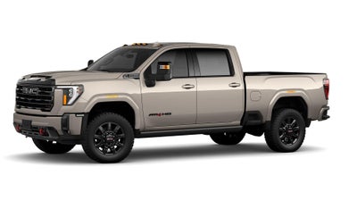 2026 GMC Sierra 2500 HD 4WD AT4 Crew Cab with AT4 Premium Plus Preferred, Power Sunroof, Technology, Gooseneck/5th Wheel, MultiPro Tailgate, Trailering, and Snow Plow Prep