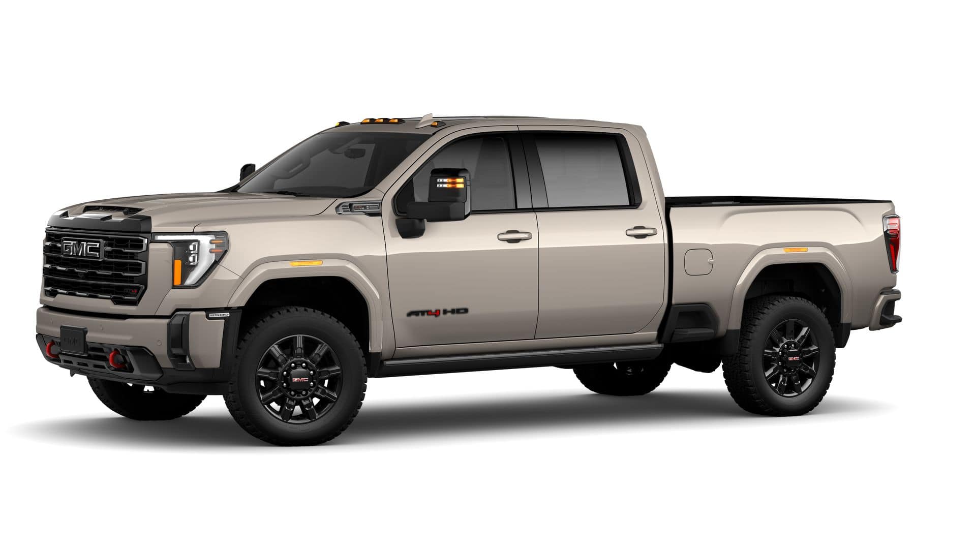 2026 GMC Sierra 2500 HD 4WD AT4 Crew Cab with AT4 Premium Plus Preferred, Power Sunroof, Technology, Gooseneck/5th Wheel, MultiPro Tailgate, Trailering, and Snow Plow Prep