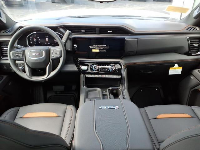 2026 GMC Sierra 2500 HD 4WD AT4 Crew Cab with AT4 Premium Plus Preferred, Power Sunroof, Gooseneck/5th Wheel, Trailering, MultiPro Tailgate, and Snow Plow Prep