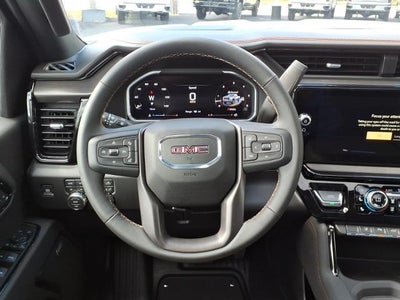 2026 GMC Sierra 2500 HD 4WD AT4 Crew Cab with AT4 Premium Plus Preferred, Power Sunroof, Gooseneck/5th Wheel, Trailering, MultiPro Tailgate, and Snow Plow Prep