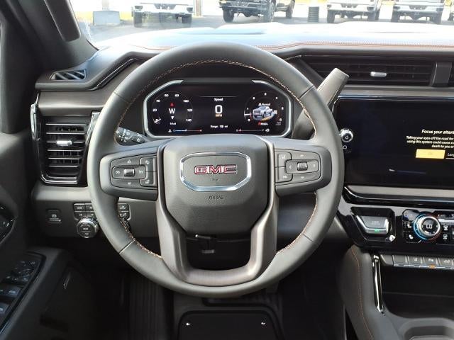 2026 GMC Sierra 2500 HD 4WD AT4 Crew Cab with AT4 Premium Plus Preferred, Power Sunroof, Gooseneck/5th Wheel, Trailering, MultiPro Tailgate, and Snow Plow Prep