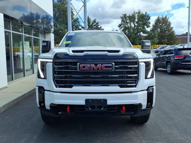2026 GMC Sierra 2500 HD 4WD AT4 Crew Cab with AT4 Premium Plus Preferred, Power Sunroof, Gooseneck/5th Wheel, Trailering, MultiPro Tailgate, and Snow Plow Prep
