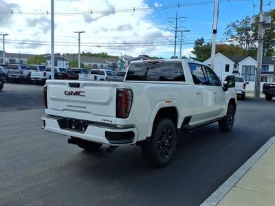 2026 GMC Sierra 2500 HD 4WD AT4 Crew Cab with AT4 Premium Plus Preferred, Power Sunroof, Gooseneck/5th Wheel, Trailering, MultiPro Tailgate, and Snow Plow Prep