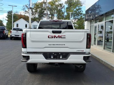 2026 GMC Sierra 2500 HD 4WD AT4 Crew Cab with AT4 Premium Plus Preferred, Power Sunroof, Gooseneck/5th Wheel, Trailering, MultiPro Tailgate, and Snow Plow Prep
