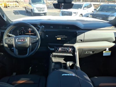 2026 GMC Sierra 2500 HD 4WD AT4 Crew Cab Duramax with AT4 Preferredd, 10 Way power/Heated/Ventilated Front Bucket Seats, MultiPro Tailgate, Trailering, Power Sunroof, 13.4" Premium GMC Infotainment and Snow Plow Prep