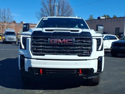 2026 GMC Sierra 2500 HD 4WD AT4 Crew Cab Duramax with AT4 Preferredd, 10 Way power/Heated/Ventilated Front Bucket Seats, MultiPro Tailgate, Trailering, Power Sunroof, 13.4" Premium GMC Infotainment and Snow Plow Prep