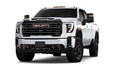 2026 GMC Sierra 2500 HD 4WD AT4 Crew Cab Duramax with AT4 Preferredd, 10 Way power/Heated/Ventilated Front Bucket Seats, MultiPro Tailgate, Trailering, Power Sunroof, 13.4" Premium GMC Infotainment and Snow Plow Prep