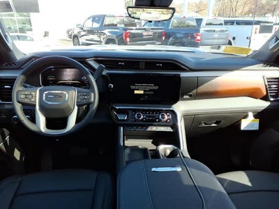 2026 GMC Sierra 2500 HD 4WD Denali Crew Cab with Denali Reserve, Technology, MultiPro Tailgate, Trailering, Chrome Assist Steps, 13.4" GMC Premium Infotainment with Google Built-in, Bose Premium, and Snow Plow Prep