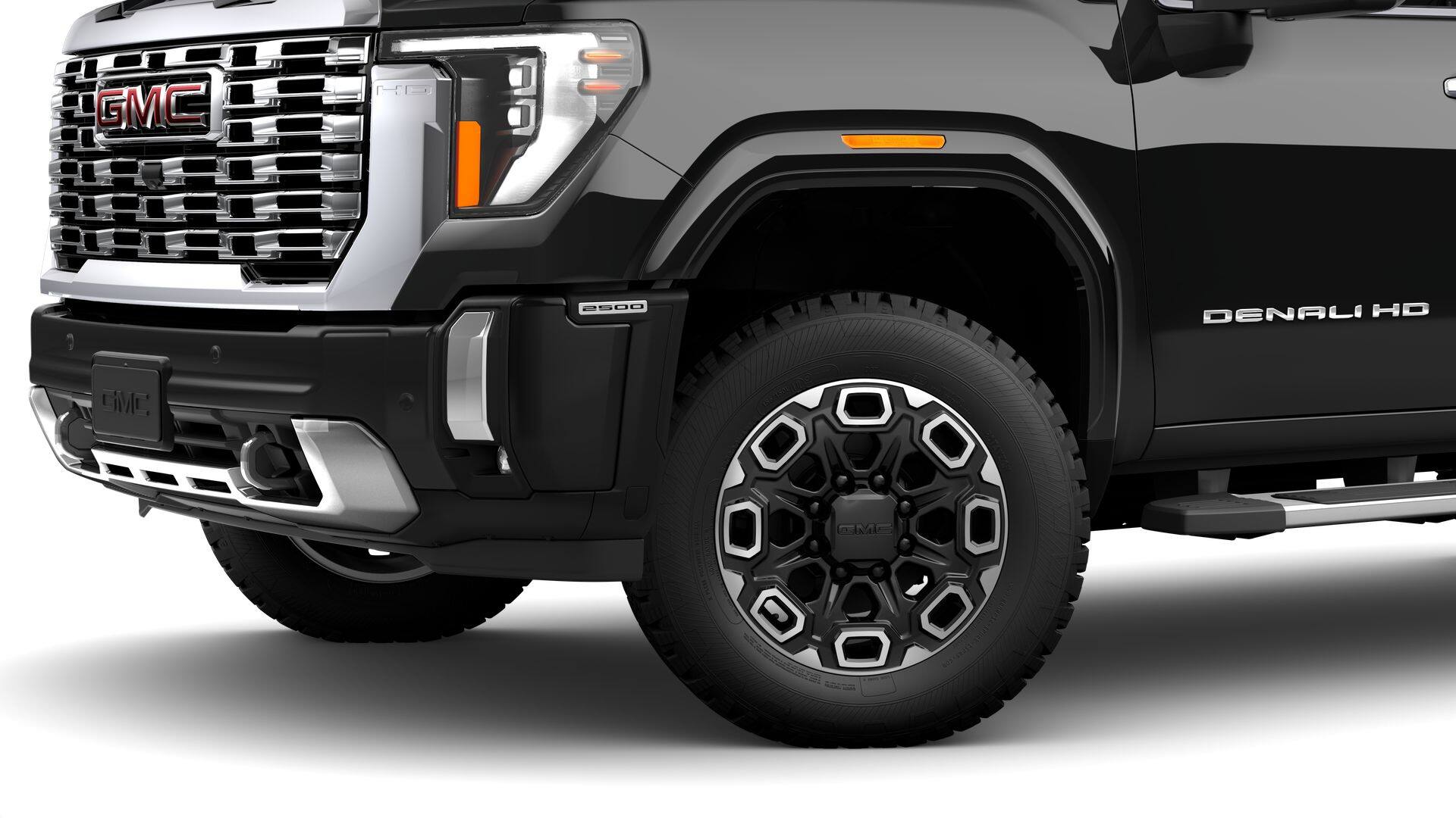 2026 GMC Sierra 2500 HD 4WD Denali Crew Cab with Denali Reserve, Technology, MultiPro Tailgate, Trailering, Chrome Assist Steps, 13.4" GMC Premium Infotainment with Google Built-in, Bose Premium, and Snow Plow Prep